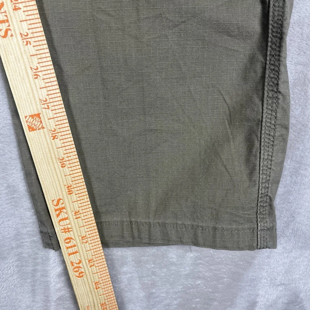 Wrangler Pants Men 40x32 Relaxed Fit Tan Cargo Flex Work Stretch Comfort Ripstop